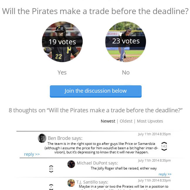 Social Polling + Commenting
