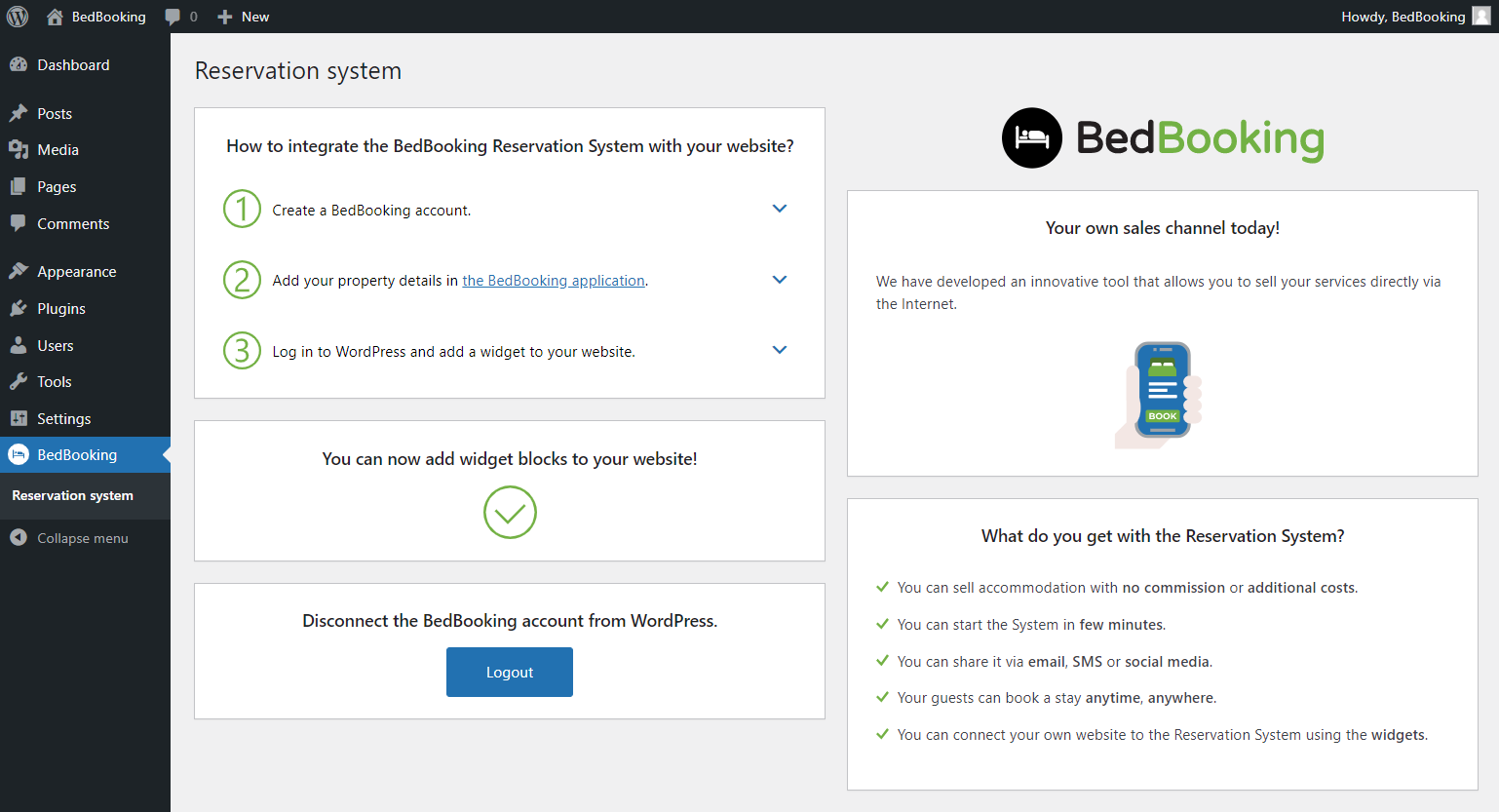 BedBooking &#8211; Reservation System and Booking Calendar