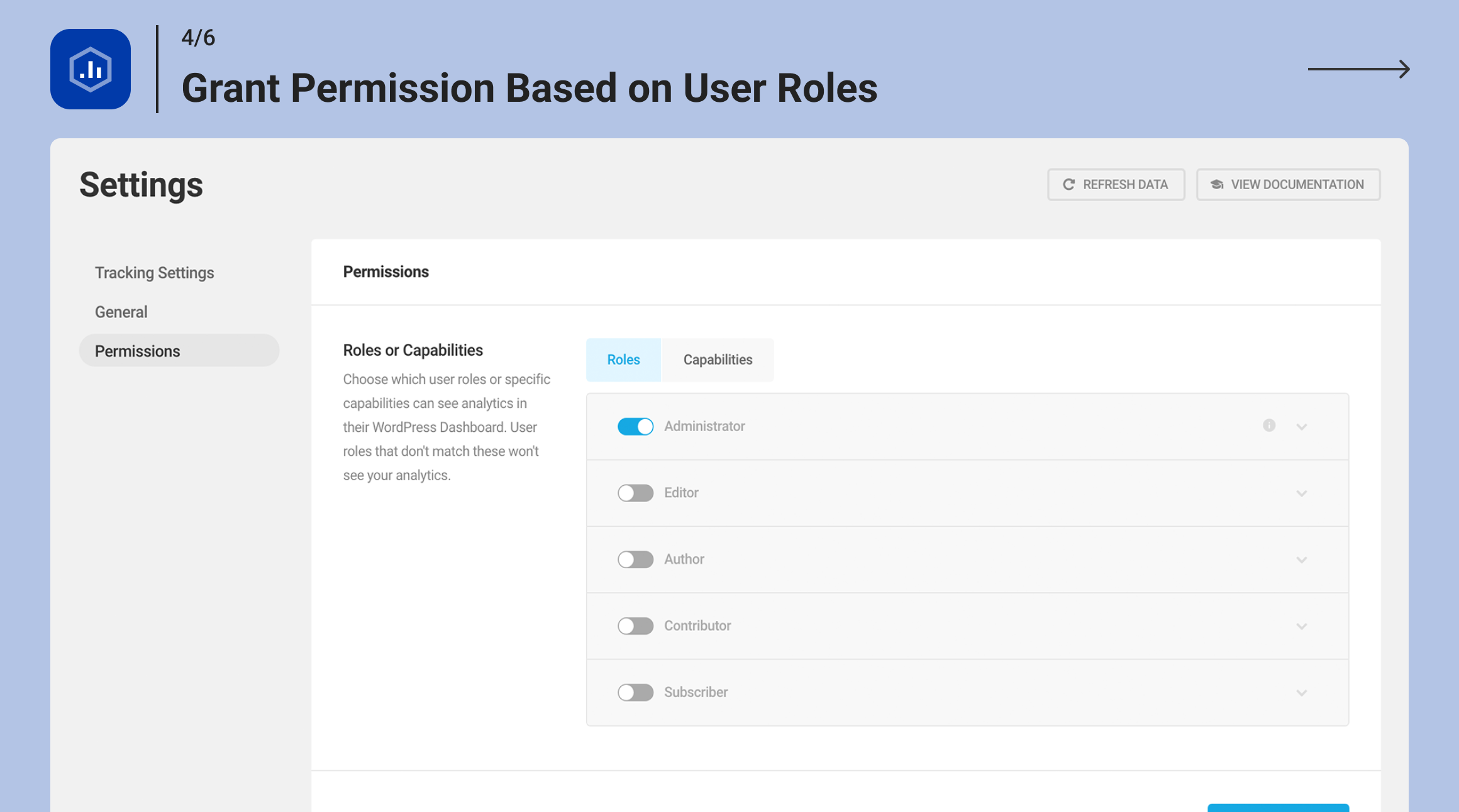 Grant Permission Based on User Roles
