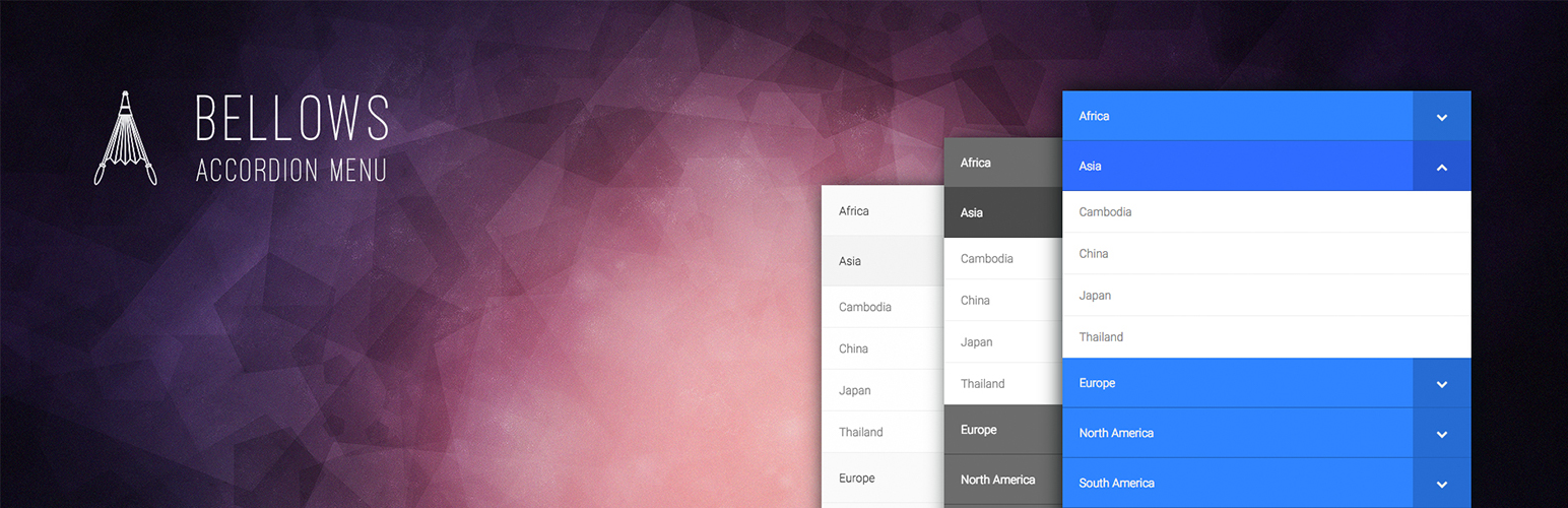 Bellows Accordion Menu