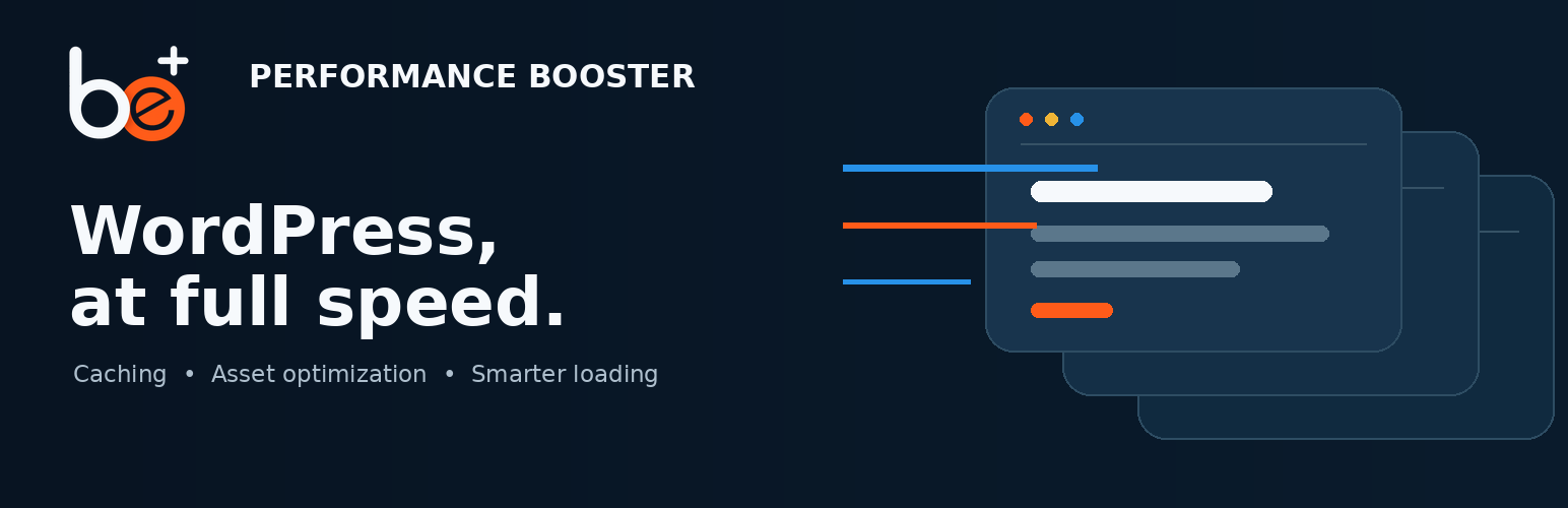 WordPress 外掛 Beplus Performance Booster 的封面圖片