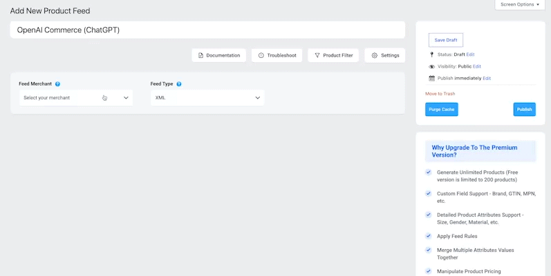 Create ChatGPT product feed with OpenAI Commerce to show your products on ChatGPT