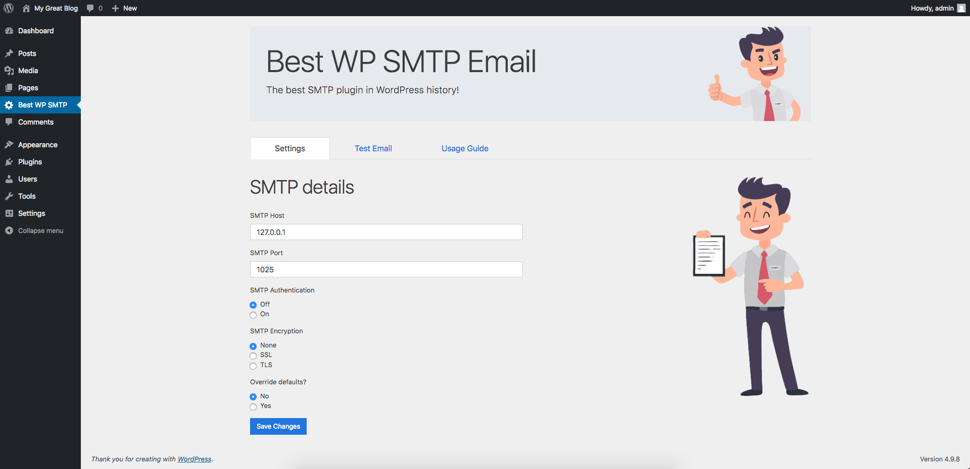 Best WP SMTP Email