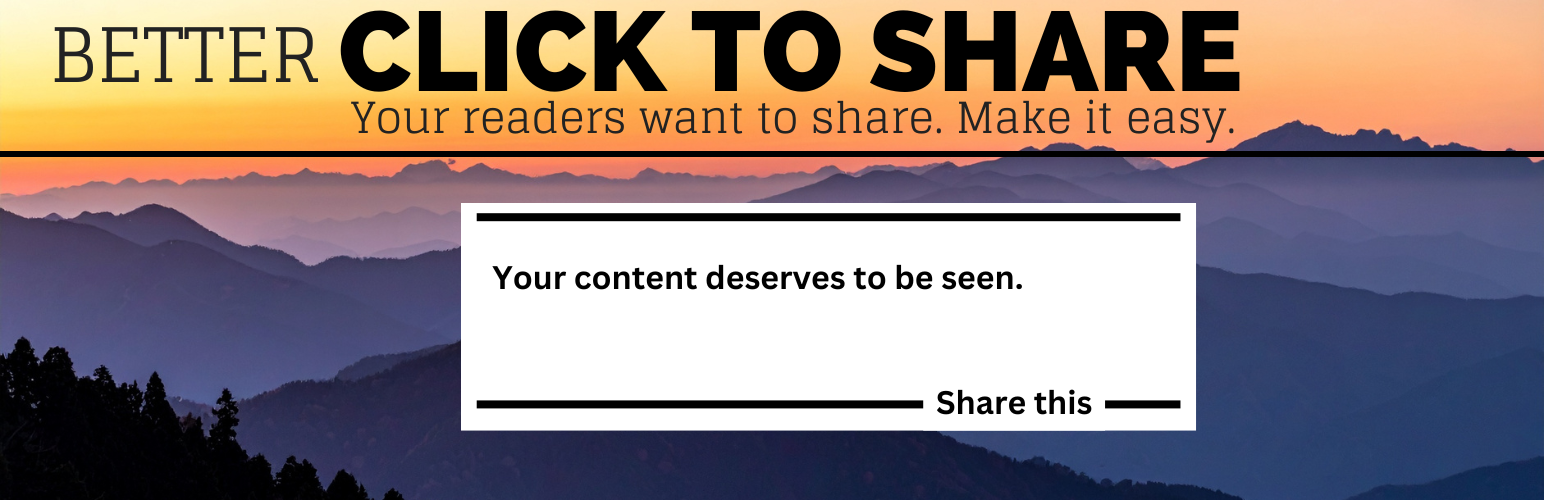 WordPress 外掛 Better Click To Share (Formerly Better Click To Tweet) 的封面圖片