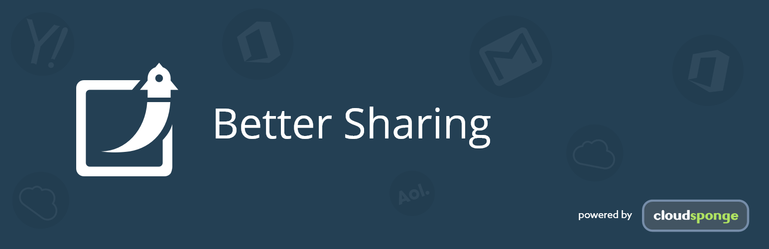 WordPress 外掛 Better Sharing 的封面圖片。