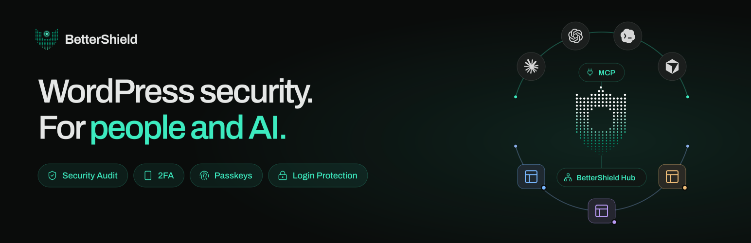 BetterShield – Security Audit, 2FA, Passkeys & Login Protection preview