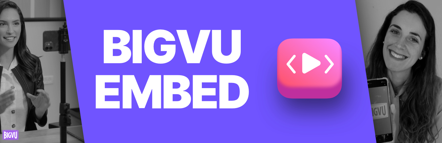 BIGVU Embed