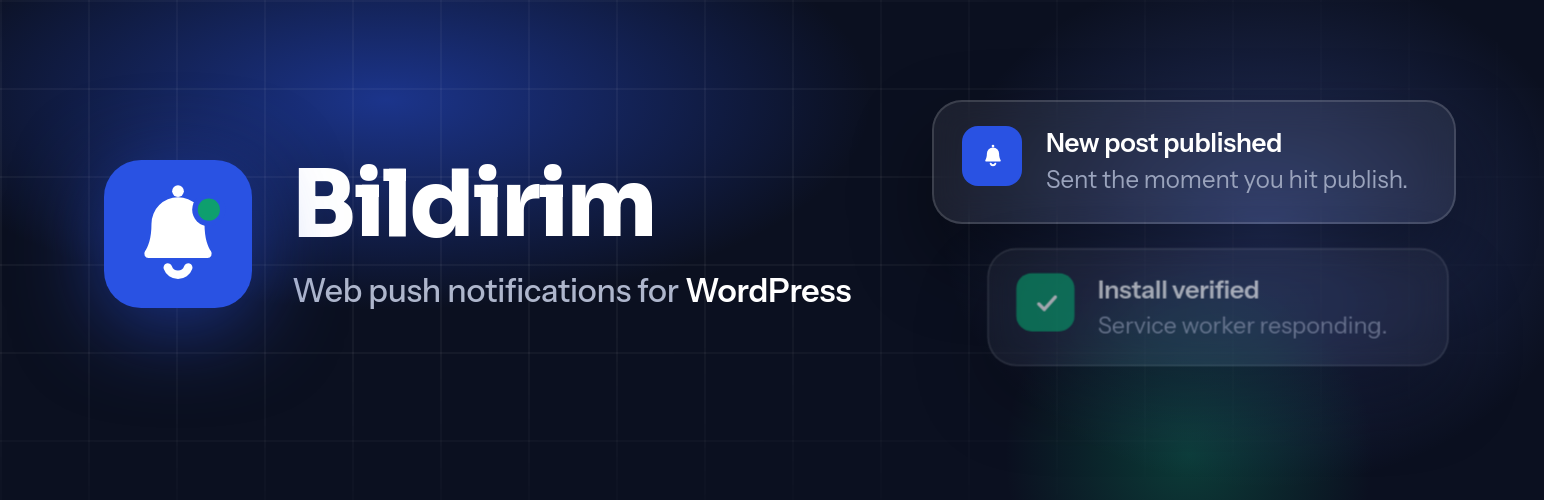 Bildirim — Web Push Notifications