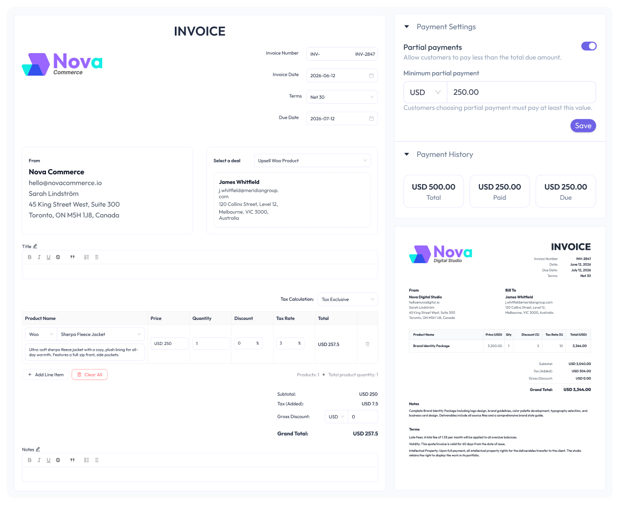 Bit CRM: Leads, Contacts, Deals &amp; Invoices