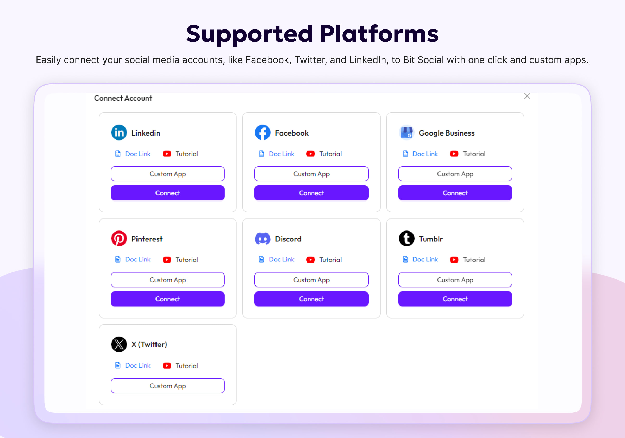 Supported Platforms