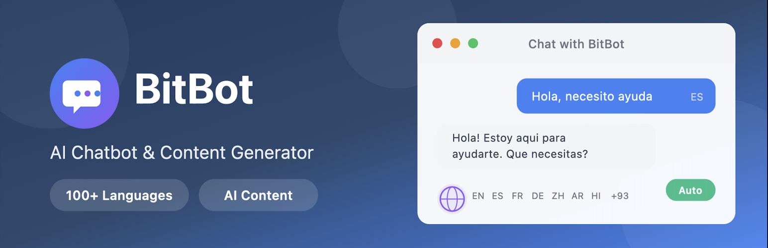BitBot – AI Chatbot, Content Generator, Forms & Leads