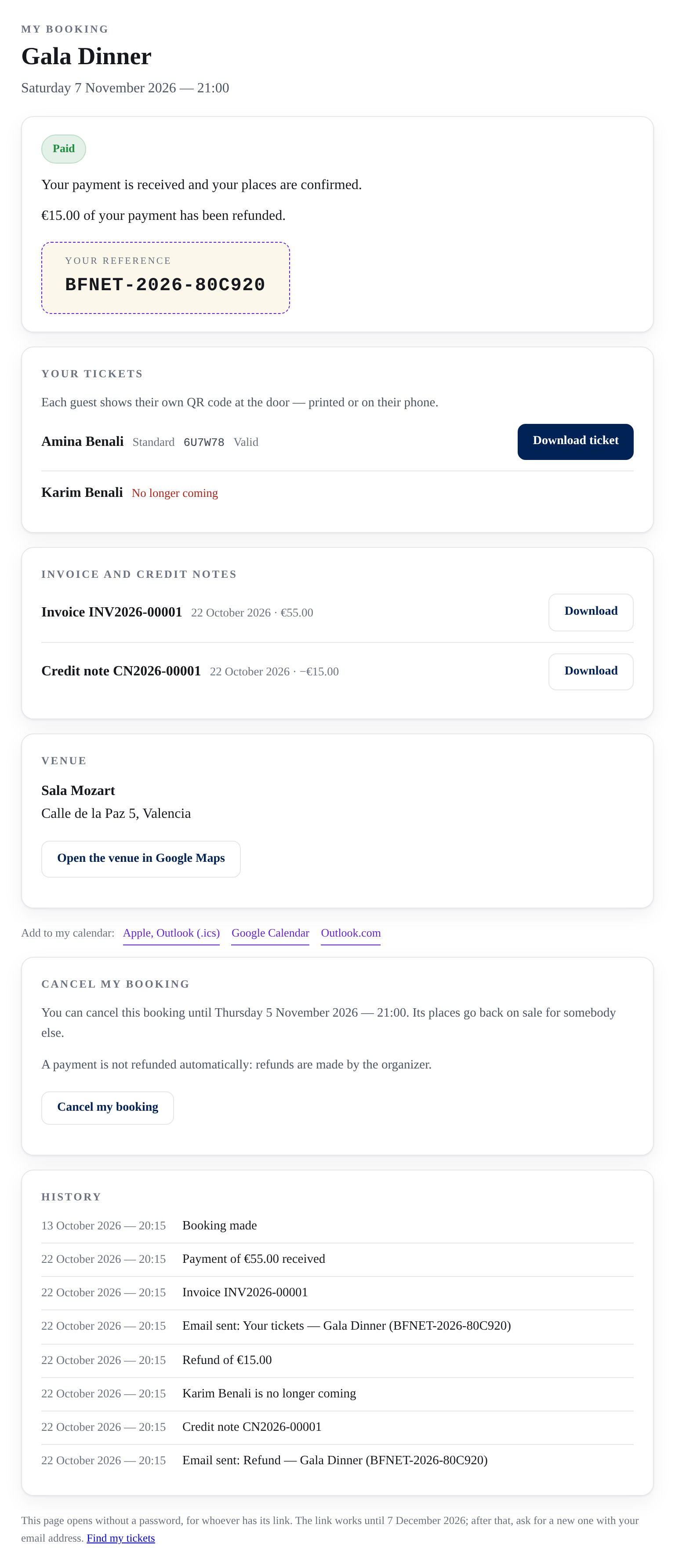 BitForgeNet Guest Tickets and Door Check-in