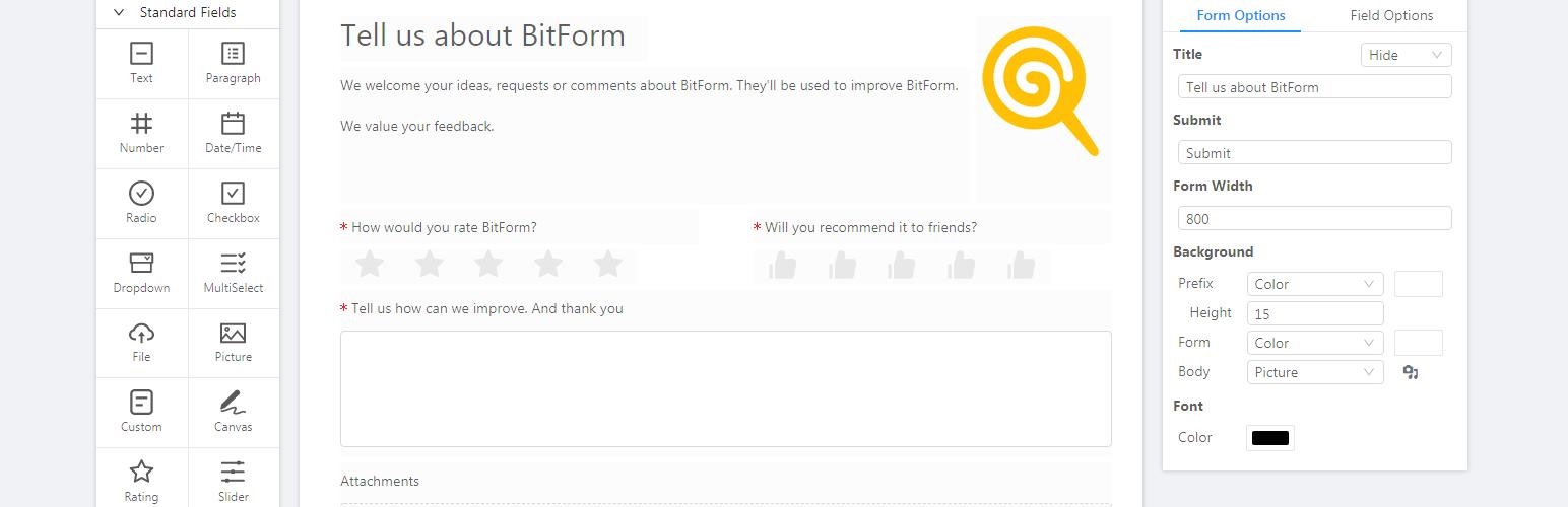 BitForm – Data management solution for WordPress
