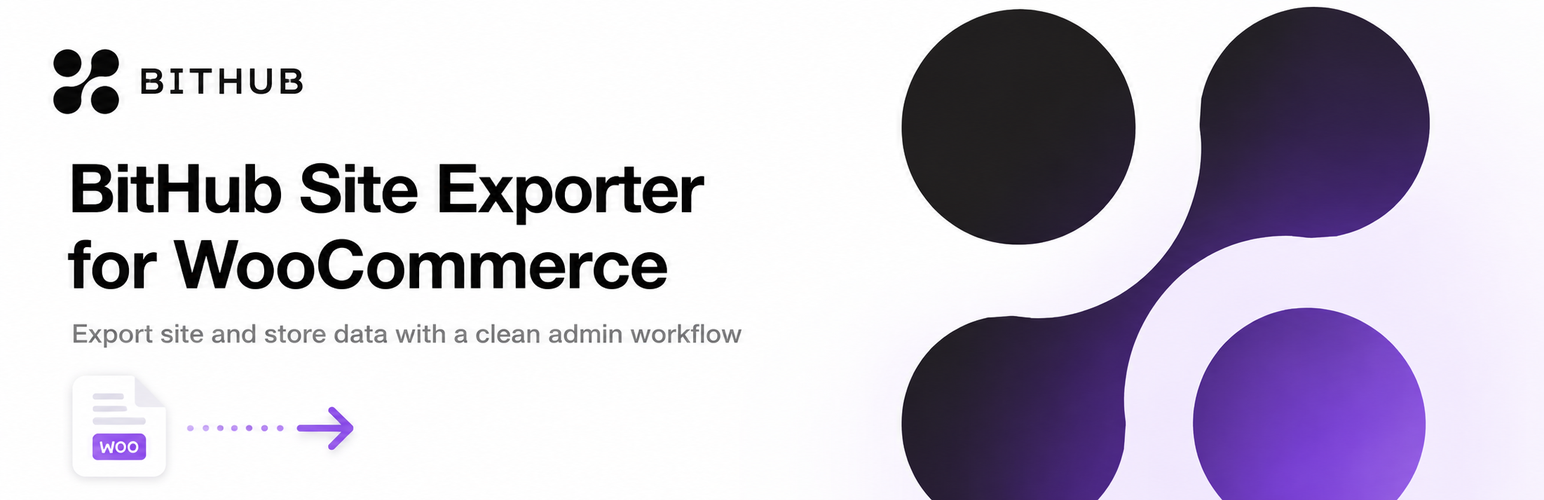 BitHub Site Exporter for WooCommerce
