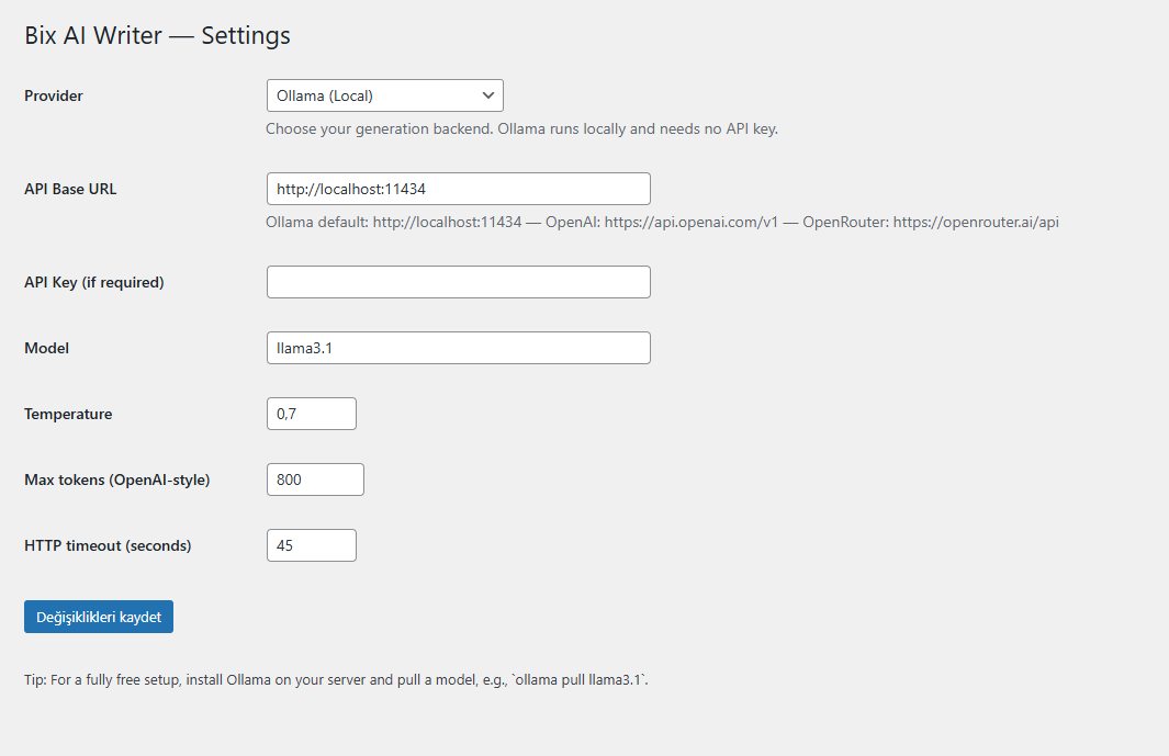 Bix AI Writer - Screenshot 1
