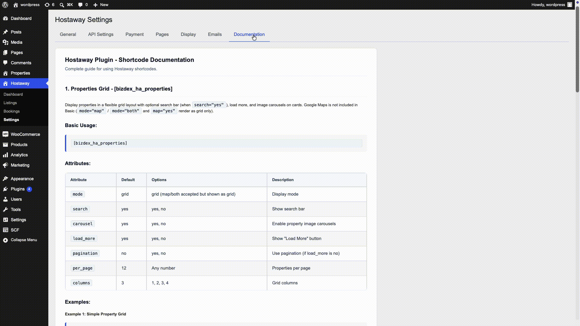 Documentation.