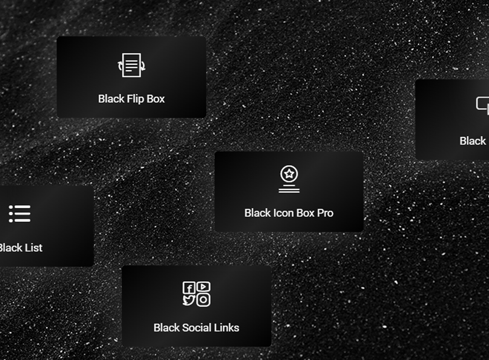 Black Widgets Screenshot 5