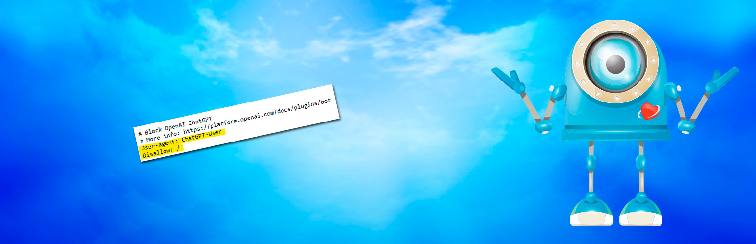 Block Chat GPT via robots.txt