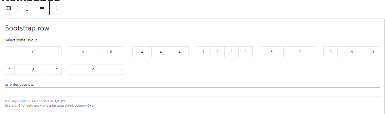 Block Editor Bootstrap Blocks - Screenshot 1