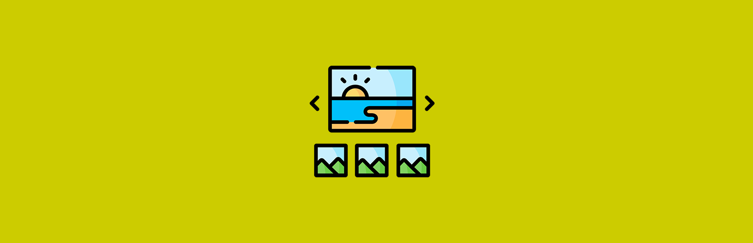 WordPress 外掛 Block Editor Gallery Slider 的封面圖片。