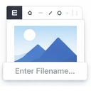 Block Editor Image Filename Prompt