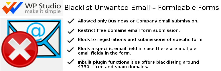 Blacklist Unwanted Email – Formidable Forms