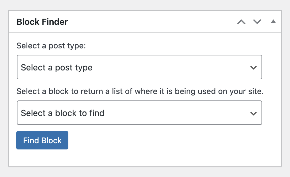 Block Finder