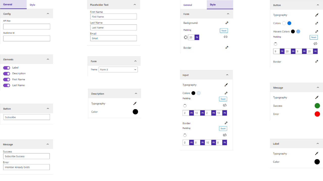 MailChimp Block &#8211; Embed mailchimp form in WP