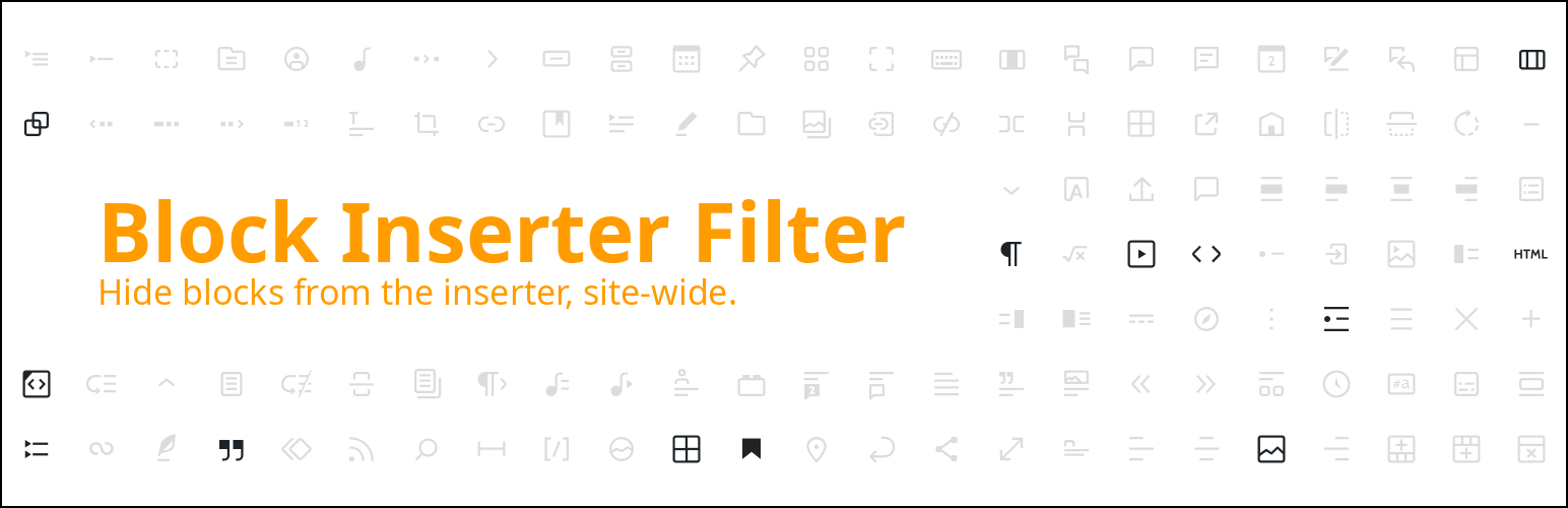 Block Inserter Filter