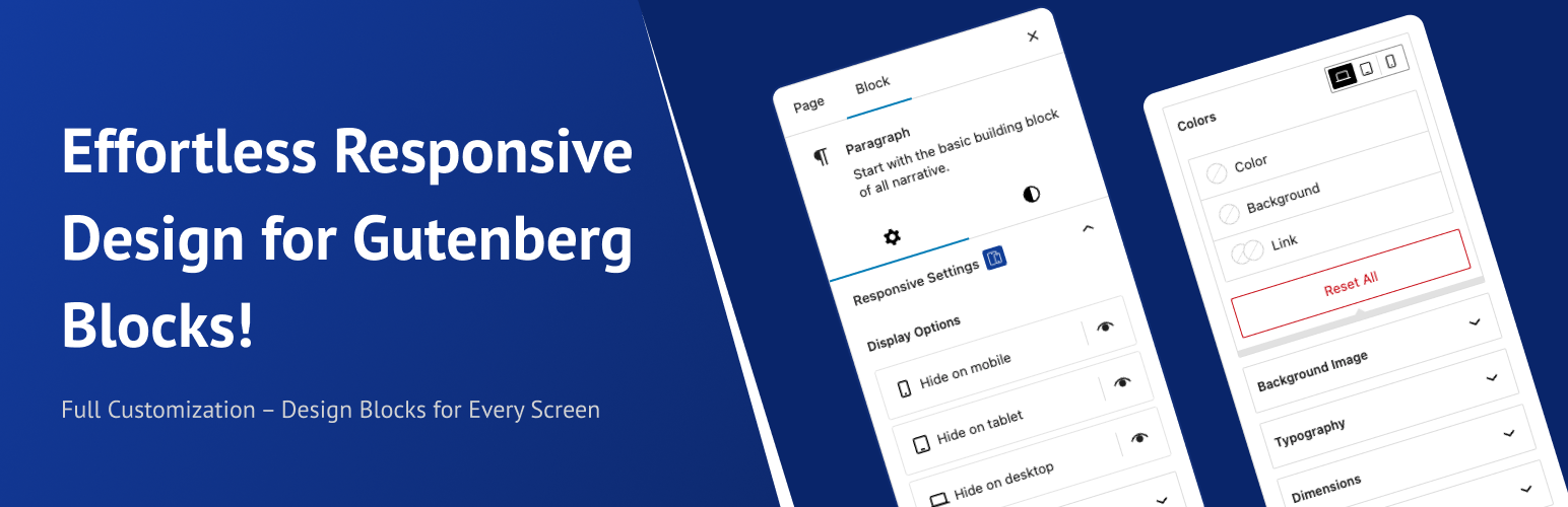 Block Responsive – Make Editor Blocks Responsive Easily