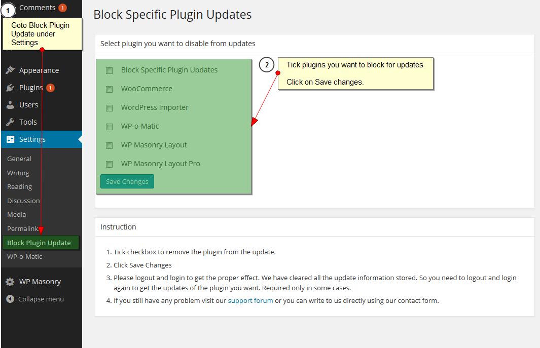 Admin Setting