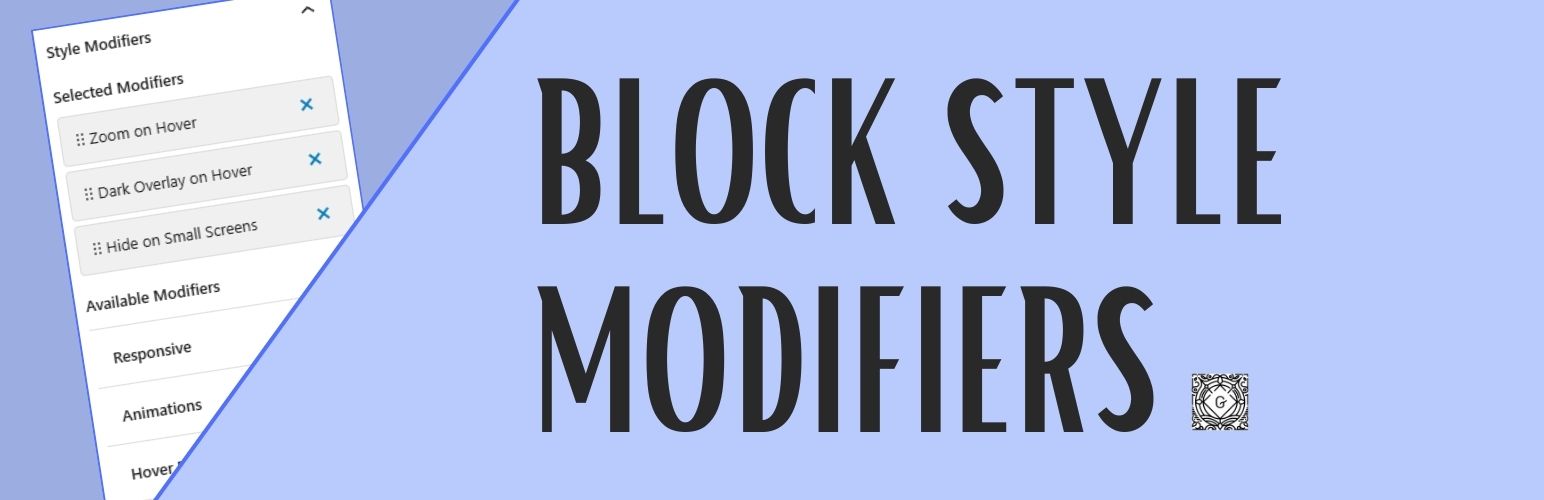Block Style Modifiers