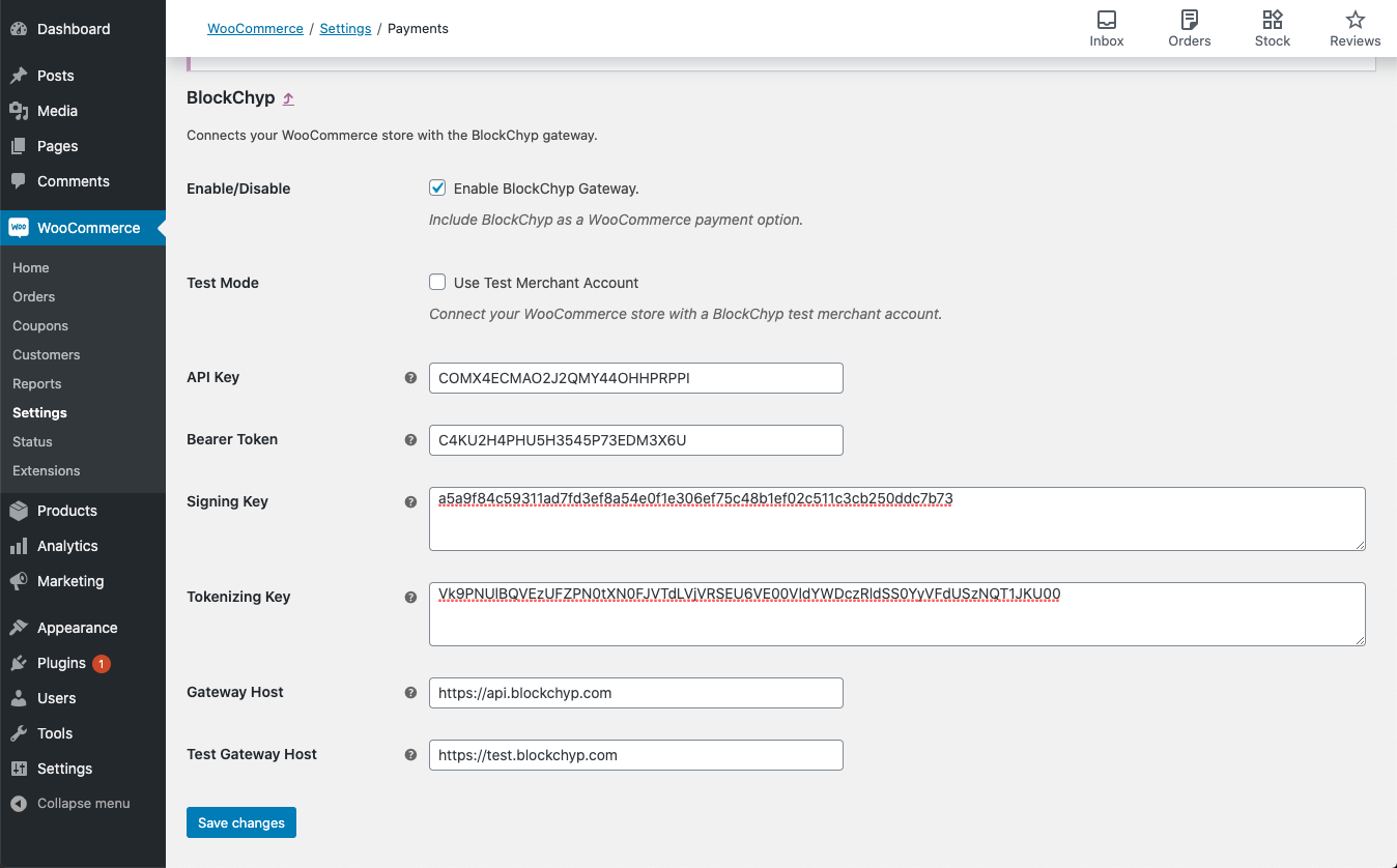 BlockChyp Payment Gateway