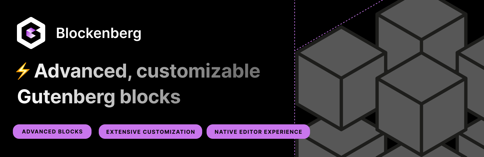 WordPress 外掛 Blockenberg — Advanced Gutenberg Blocks for WordPress Block Editor 的封面圖片。