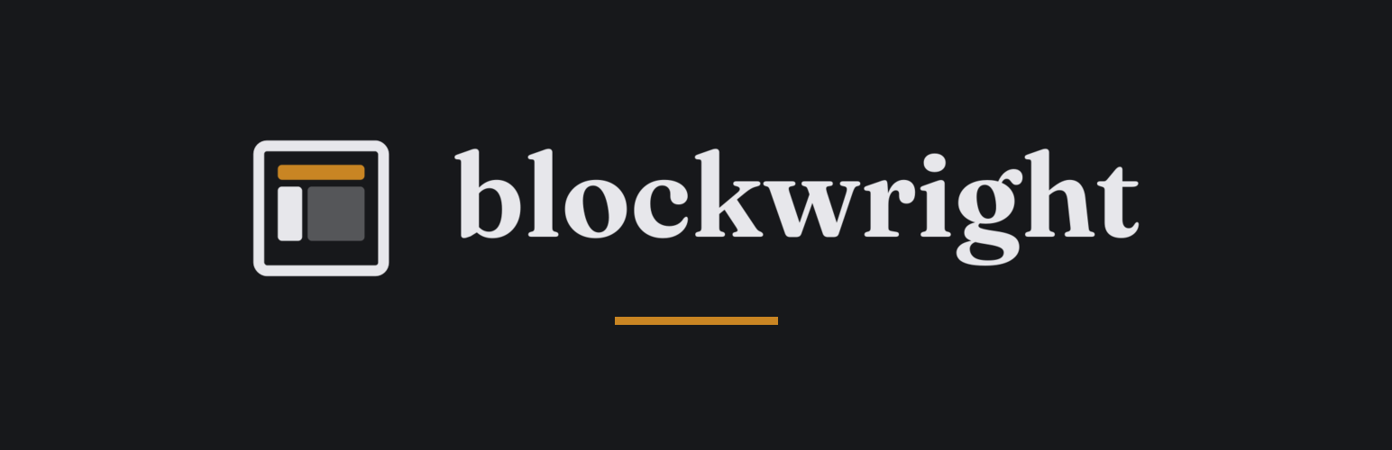 WordPress 外掛 Blockwright Blocks 的封面圖片