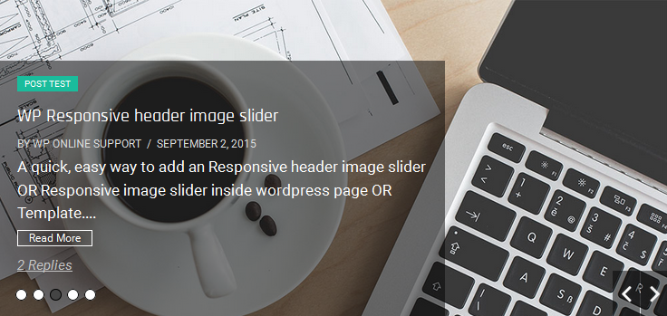 Blog slider