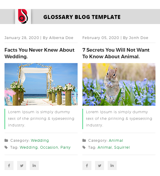 Blog Designer with 'News' Blog Template Layout