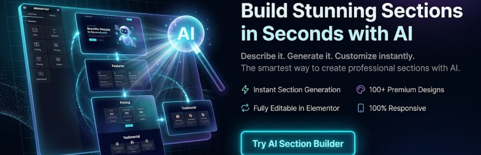 BlogCutter AI Section Builder for Elementor