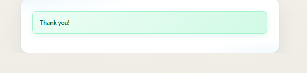 Clean frontend form presentation using the responsive built-in design.