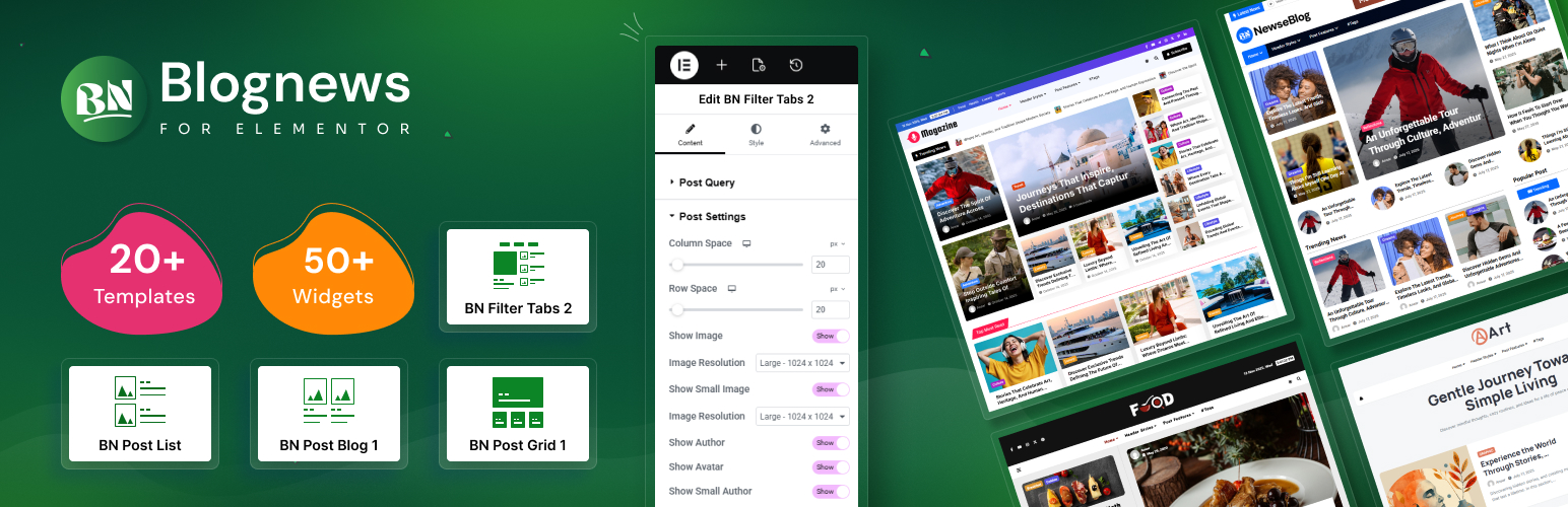 Blog News Addons For Elementor (News, Magazine and Blog Addons)
