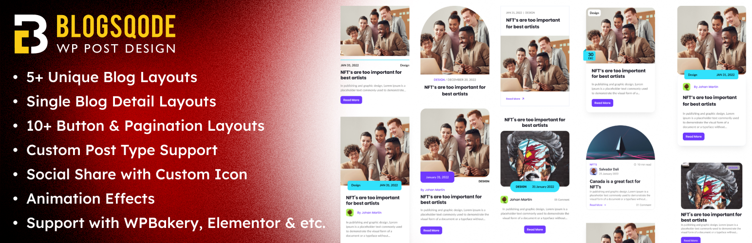 Blogsqode – Blog Layouts and News Post Design