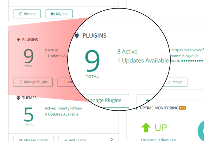 Manage multiple WordPress sites from one dashboard.