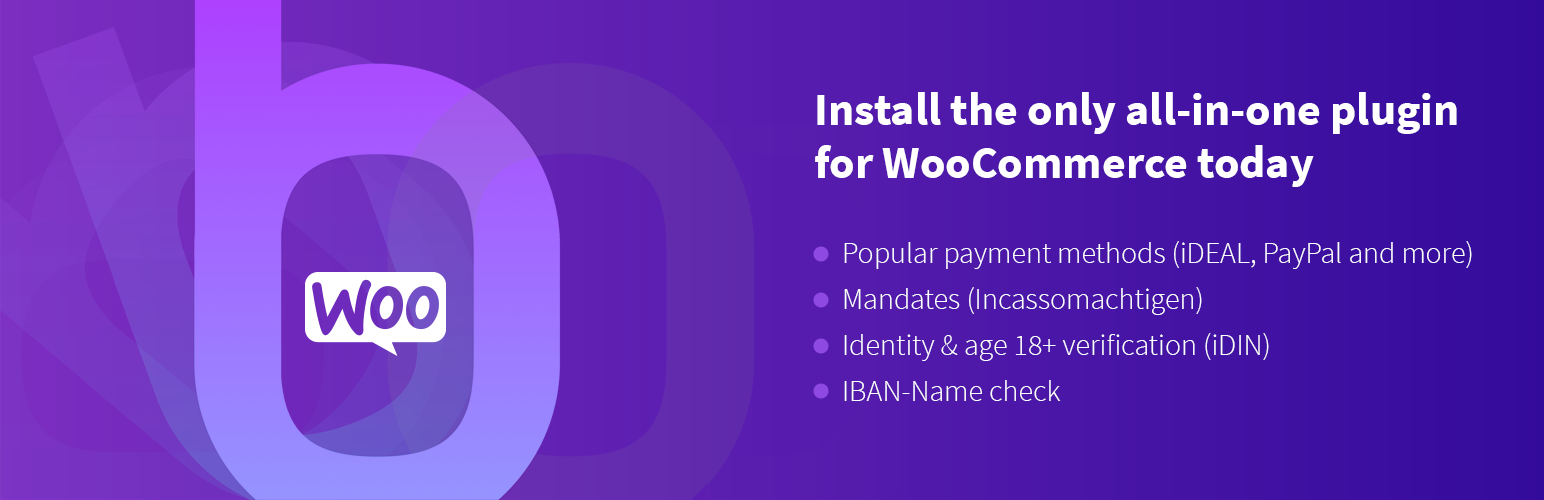 WordPress 外掛 Bluem ePayments, iDIN and eMandates integration for shortcodes and WooCommerce checkout 的封面圖片。