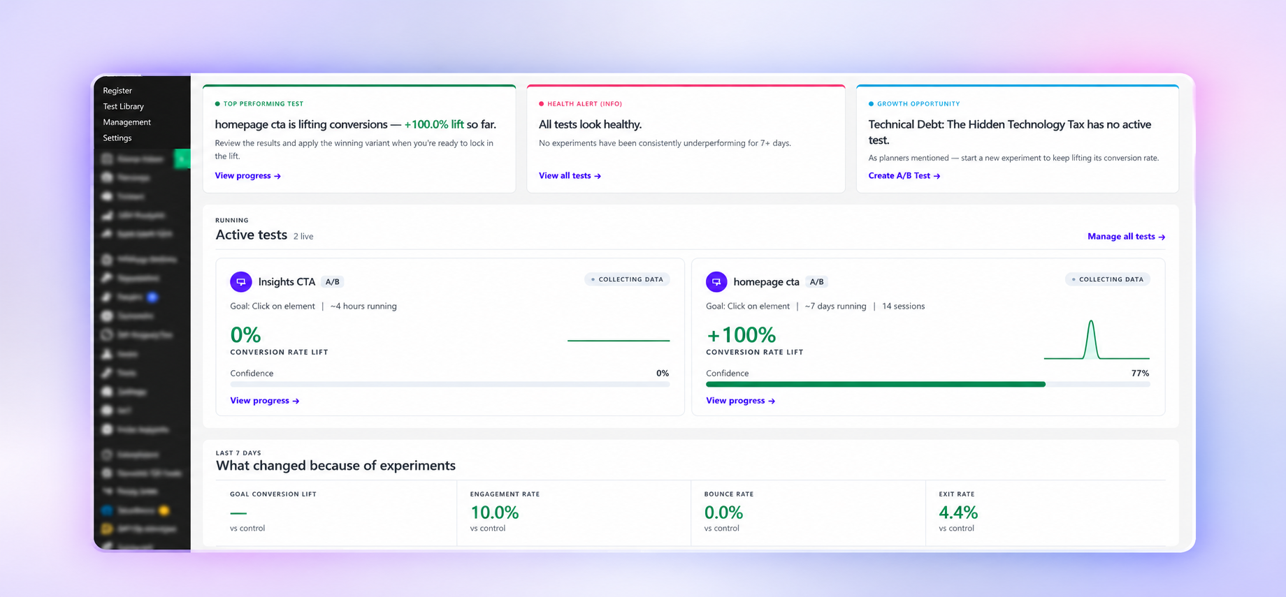 Dashboard Analytics