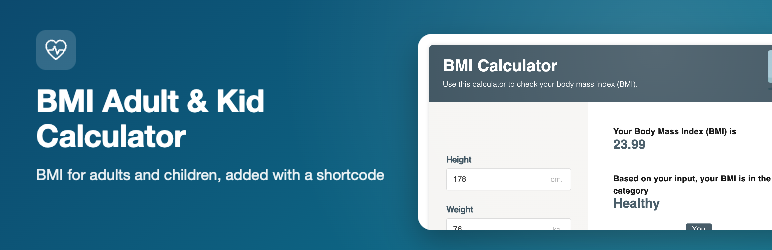 BMI Adult & Kid Calculator preview