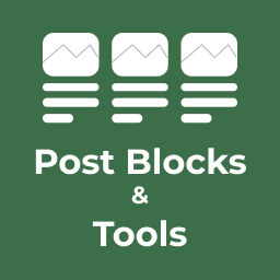 Post Blocks & Tools