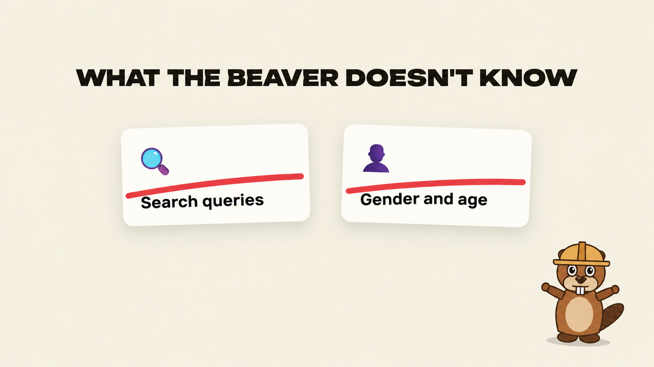 What the beaver does not know.