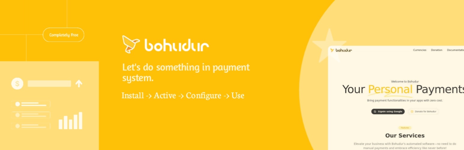 WordPress 外掛 Bohudur Payments For Tutor LMS 的封面圖片。
