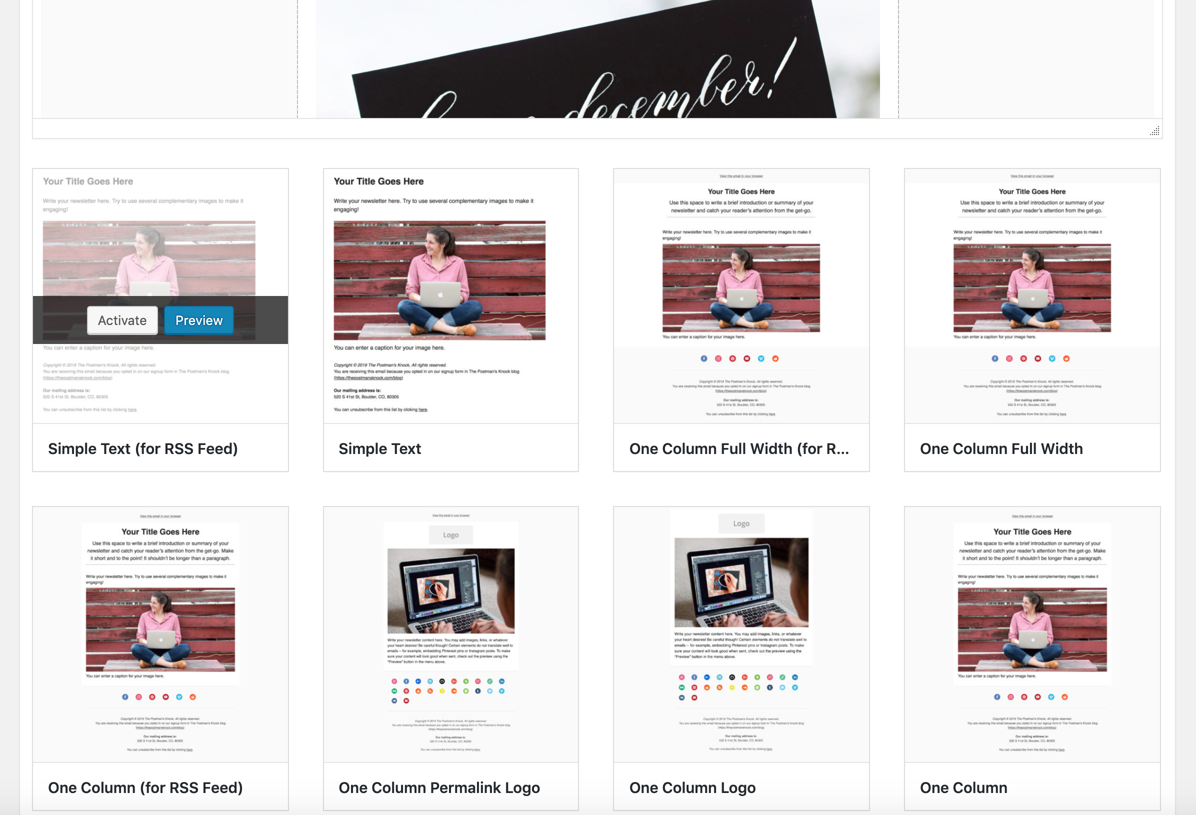Multiple HTML templates are included for free!