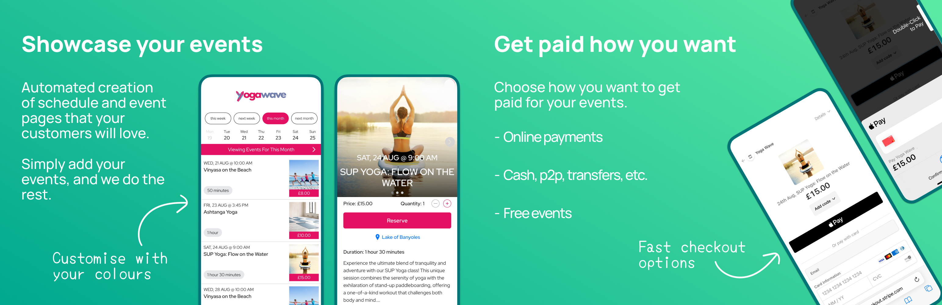 Bookable Schedule Widget